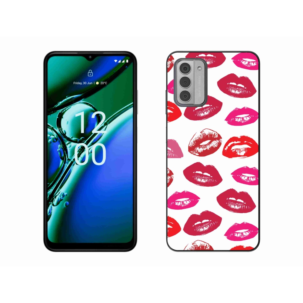 Zselés borítás mmCase a Nokia G42 készülékhez - ajkak