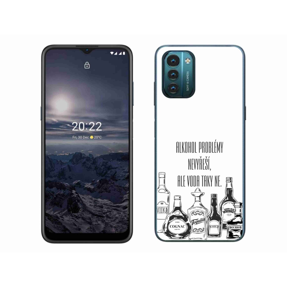 Gél borító mmCase a Nokia G11/G21 készülékhez - vicces szöveg fehér háttérrel