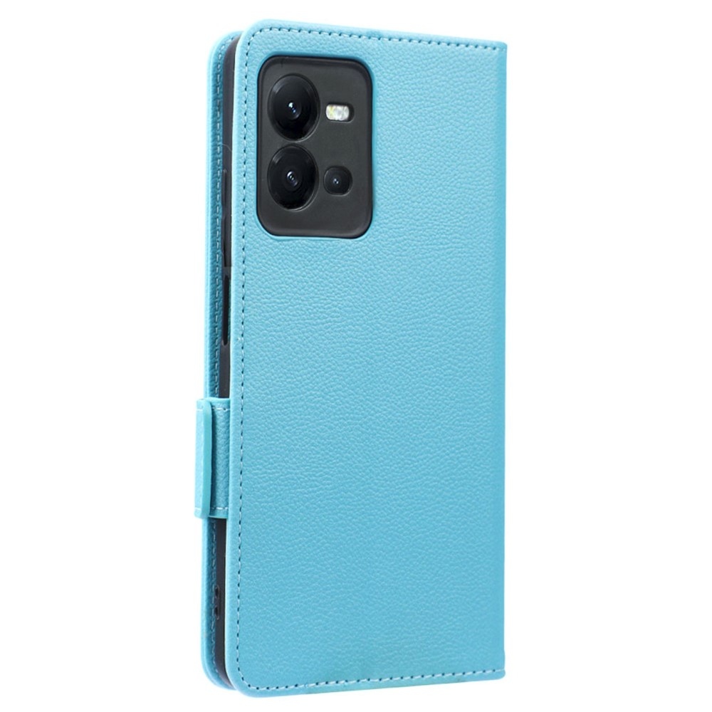 Tárcás könyv tok Vivo X80 Lite-hoz - világoskék