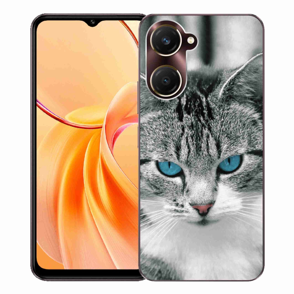 Zselés borítás mmCase a Vivo Y28s 5G készülékhez - cat view 1