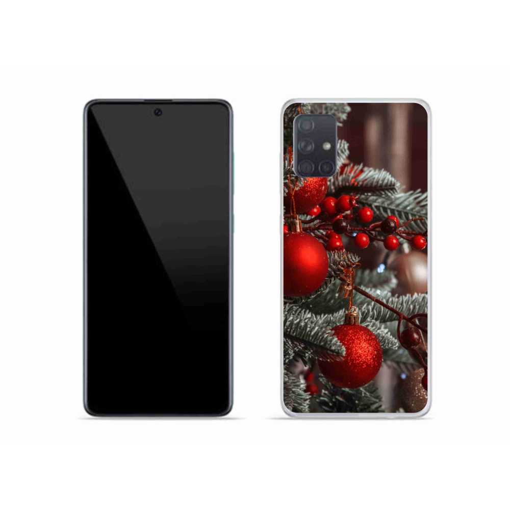 Gél borítás mmCase Samsung Galaxy A51 - karácsonyi dekoráció 2