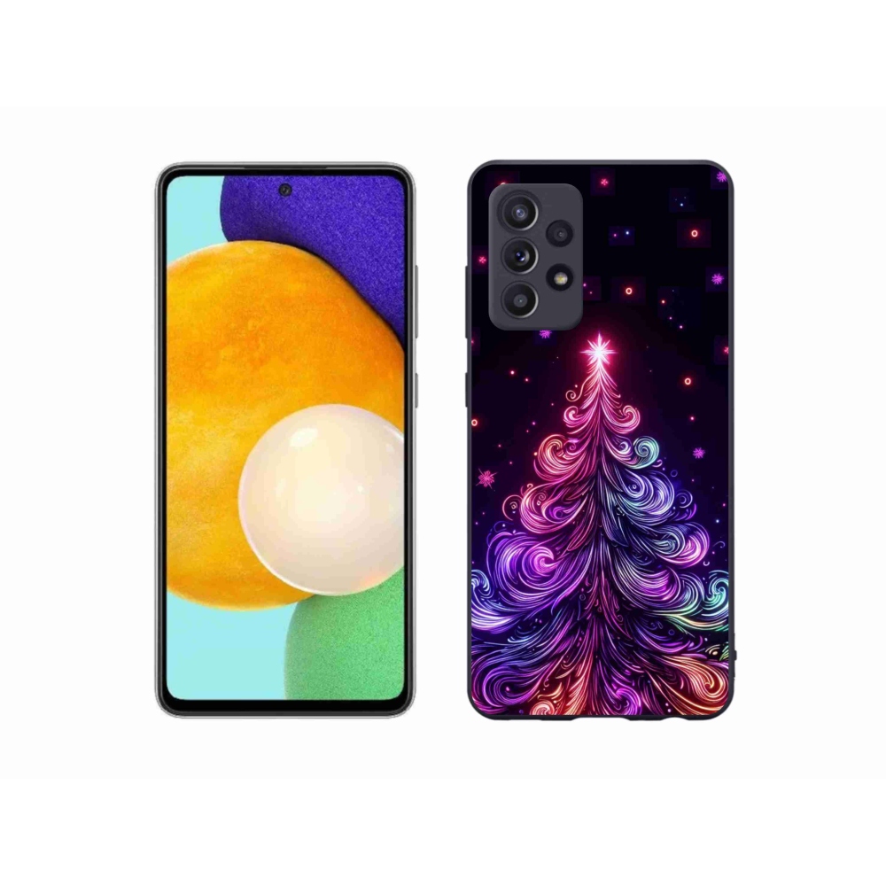 Gél borítás mmCase Samsung Galaxy A52/A52 5G - neon karácsonyfa 1