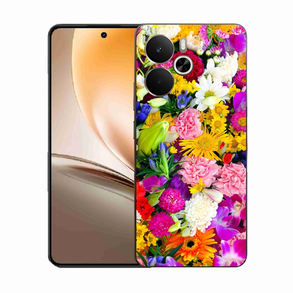 Gél borító mmCase a Realme 14 5G készülékhez - virág 12
