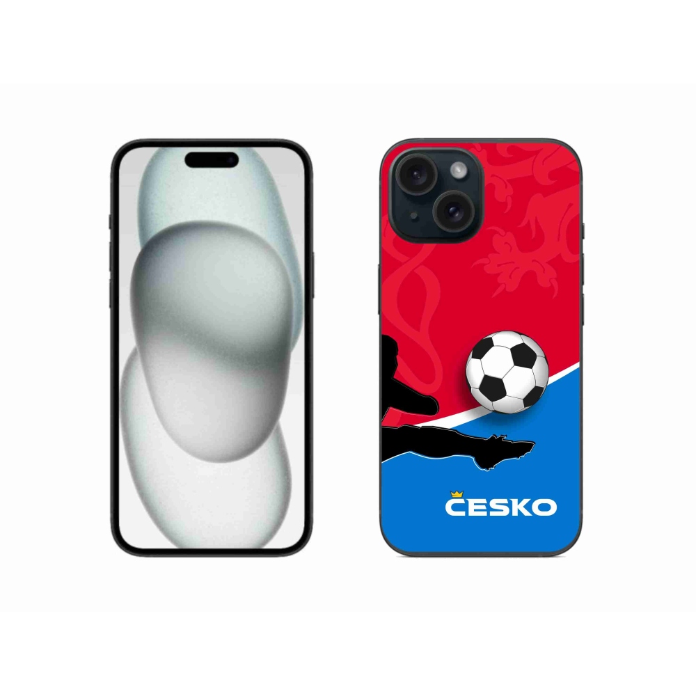Zselés borítás mmCase iPhone 15 - futball Csehország 2