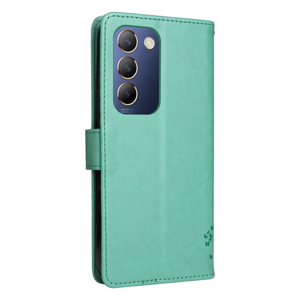 Fa könyv tok a Vivo V40 SE 4G/5G készülékhez - teáskék színű