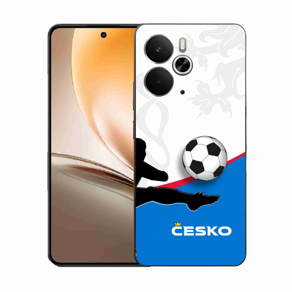 Gél borítás mmCase a Realme 14 5G-hez - futball Csehország 3