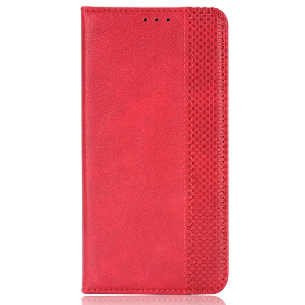 Vintage könyv tok a Xiaomi Poco X6 Pro 5G-hez - piros