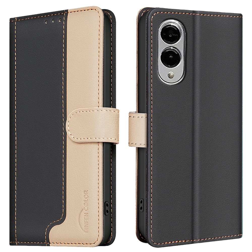 BNF DUO könyv tok Samsung Galaxy S25 Edge készülékhez - fekete