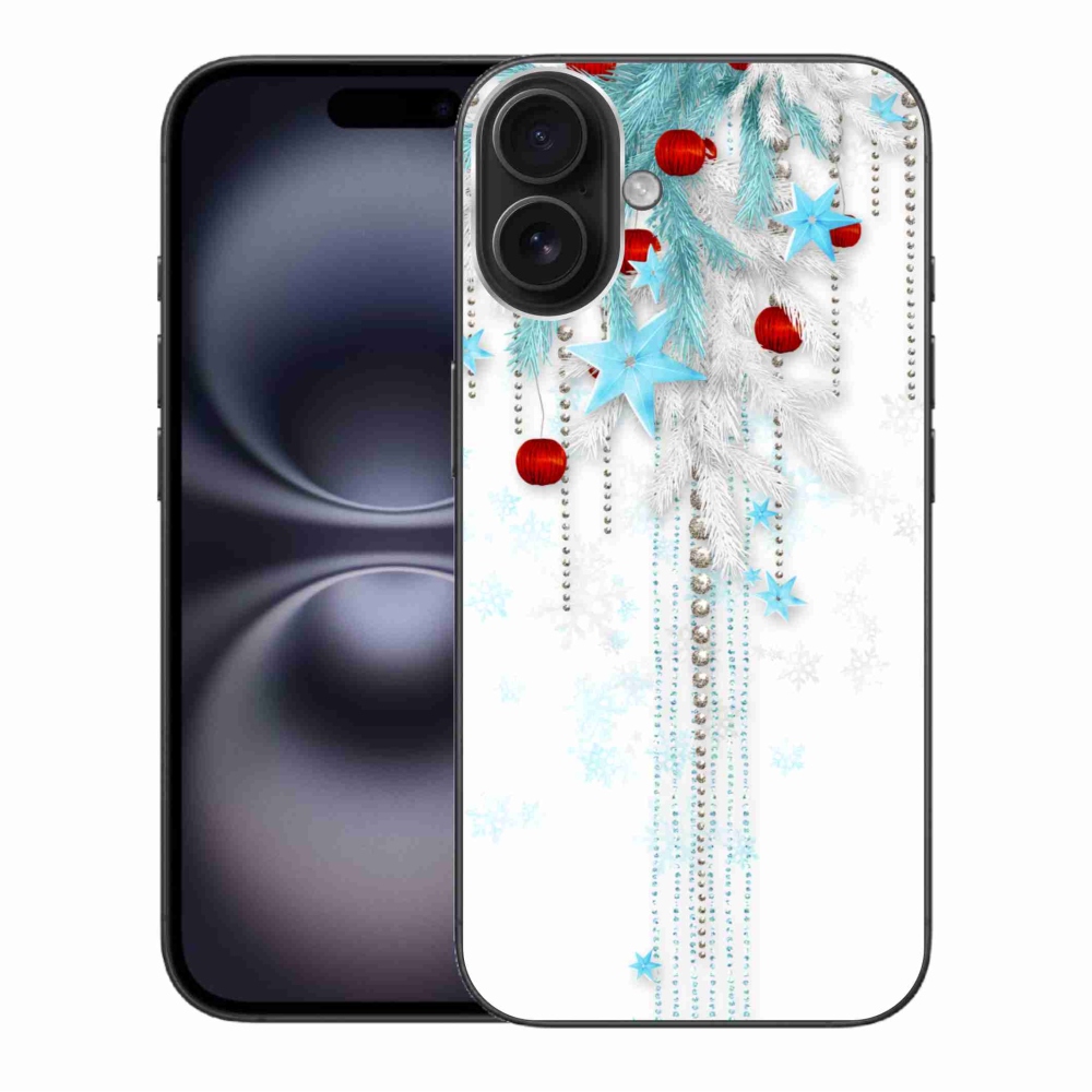 Gél borítás mmCase iPhone 16 Plus készülékhez - karácsonyi dekorációk