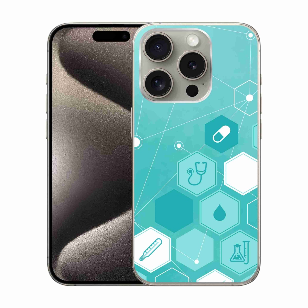 Gél védőburkolat mmCase iPhone 15 Pro készülékhez - Egészségügy 3