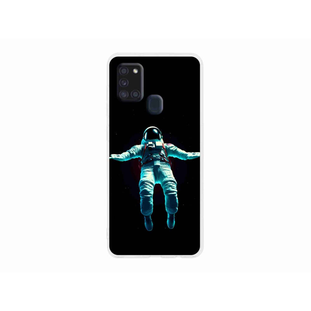 Gél borítás mmCase Samsung Galaxy A21s készülékhez - űrhajós