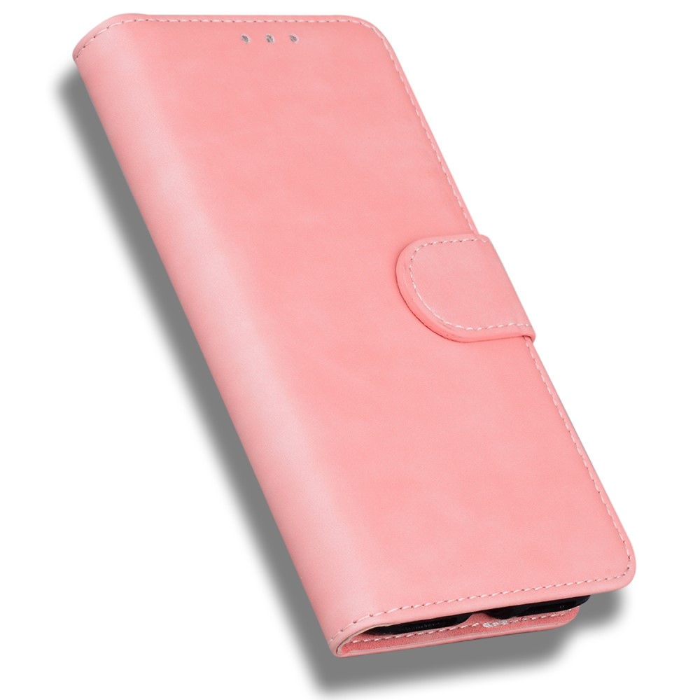 Szilárd könyvtáska a Realme 12 5G/12x 5G készülékhez - rózsaszín