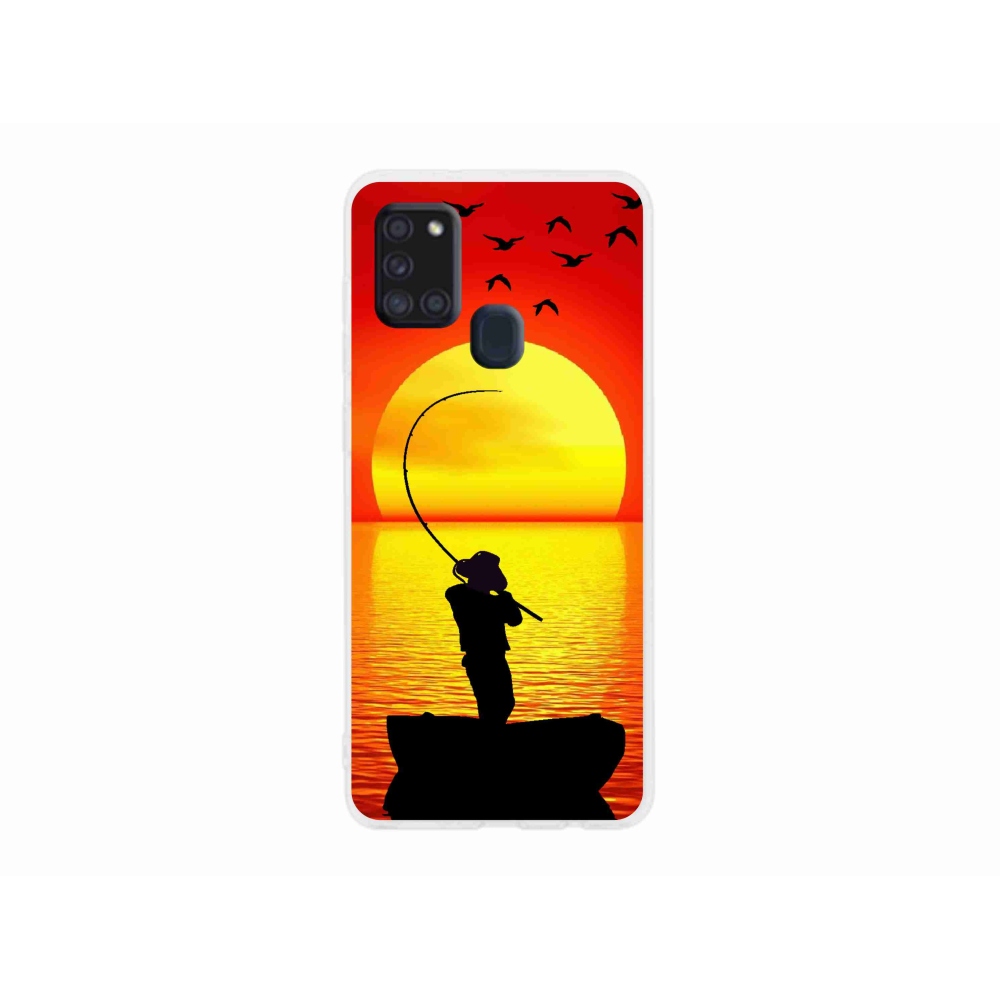 Zselés borítás mmCase Samsung Galaxy A21s - halászat