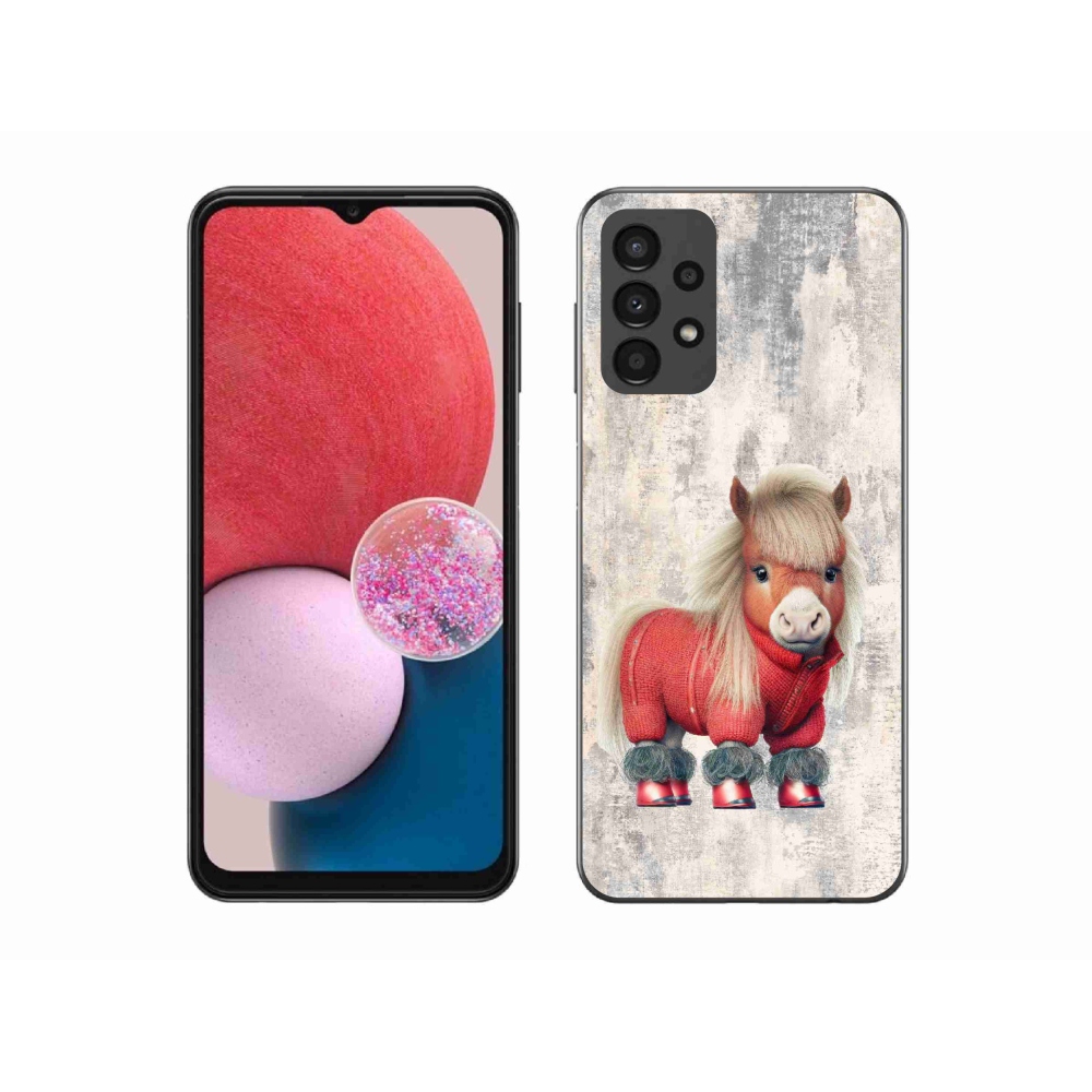 Gél borítás mmCase Samsung Galaxy A13 4G - póni pulóverben