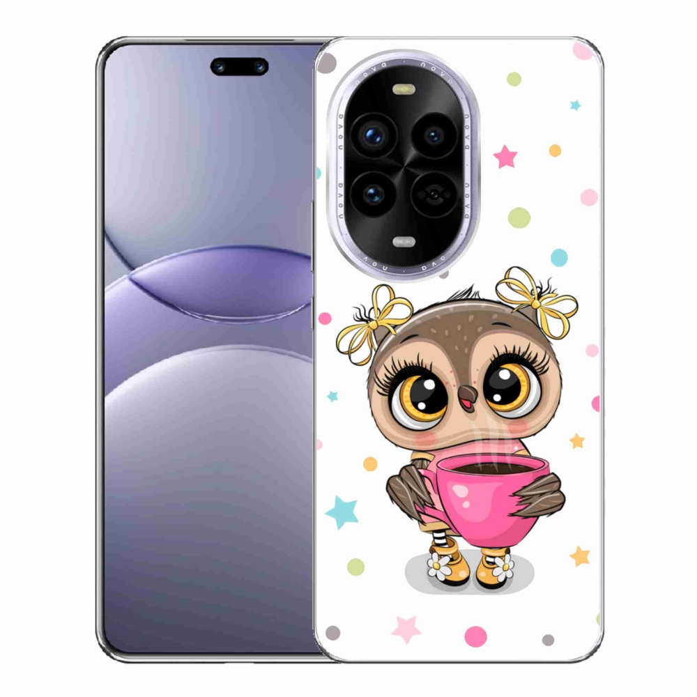 Gél borítás mmCase a Huawei Nova 13 Pro 5G számára - rajzfilm bagoly