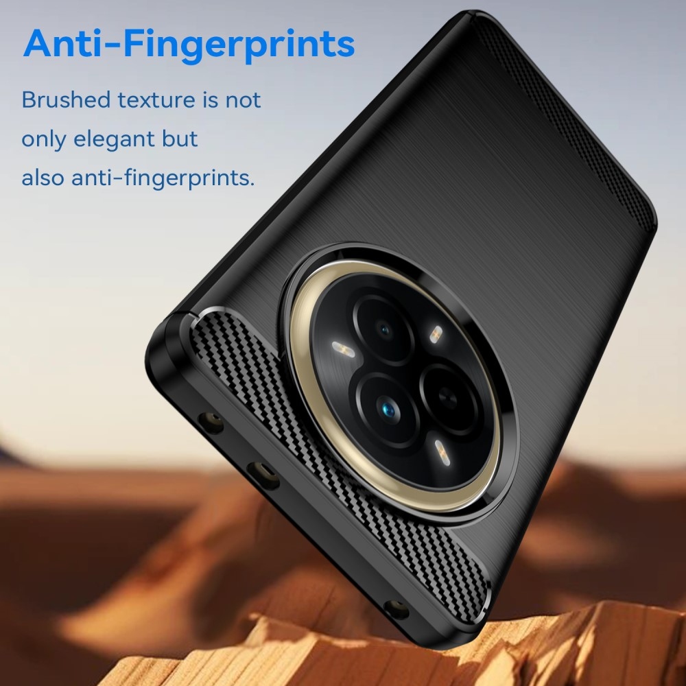 Szénálló zselés tok a Realme 14 Pro 5G készülékhez - fekete