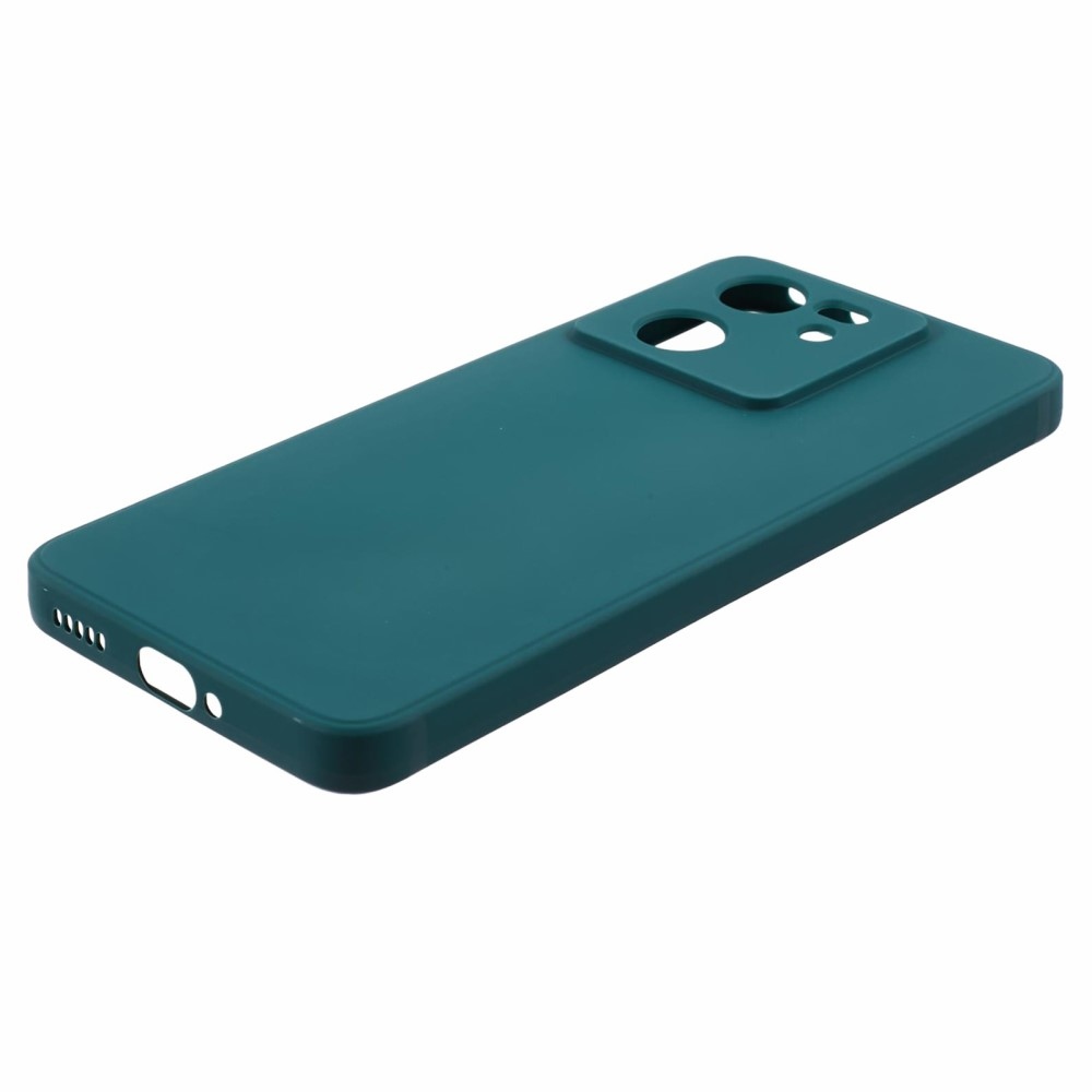 Edge zselés tok Xiaomi 13T/13T Pro készülékhez - sötétzöld
