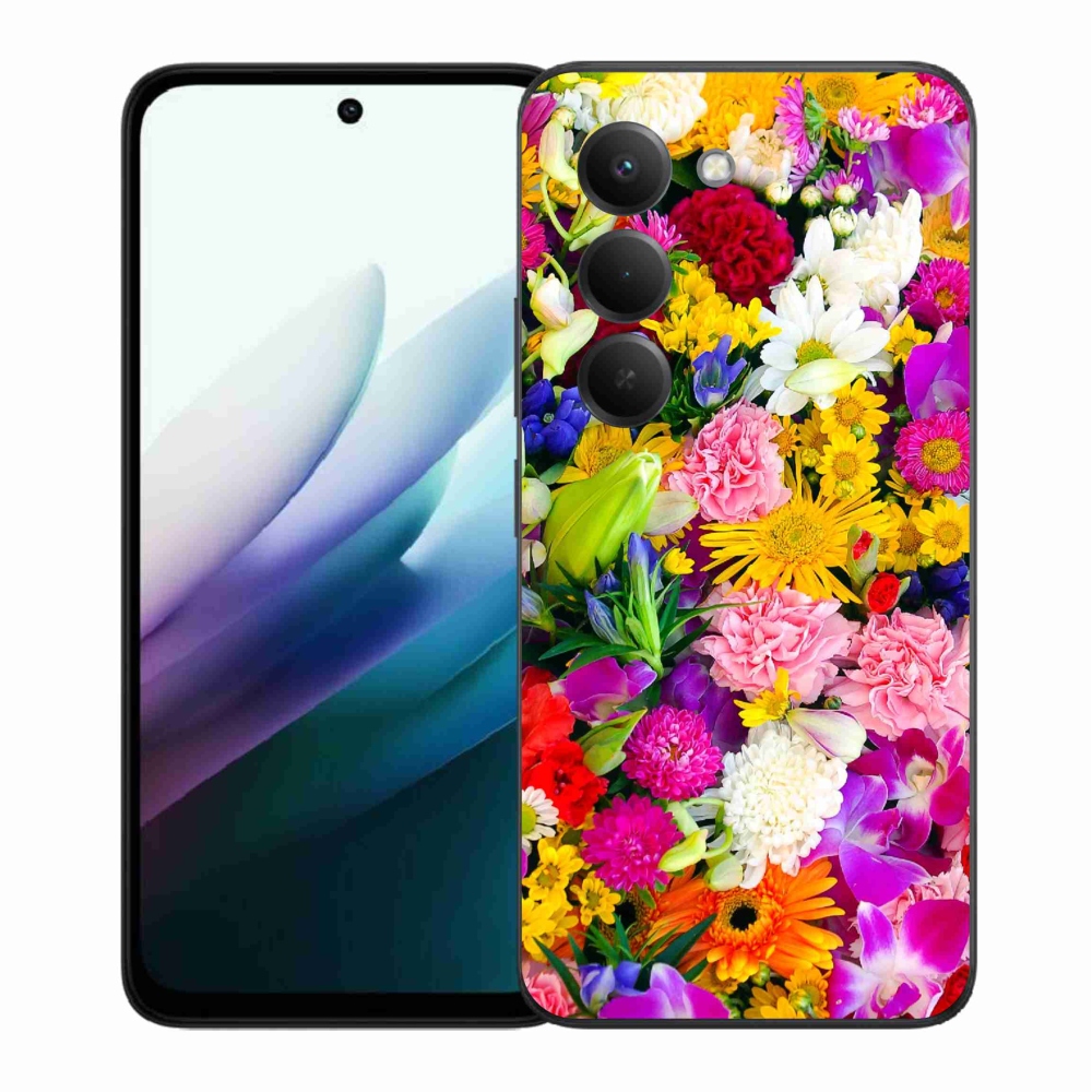 Gél borítás mmCase a Xiaomi Redmi 15 4G/5G (171mm) - virágok 12