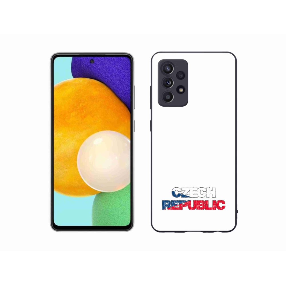 Gél védőhuzat mmCase Samsung Galaxy A52s 5G - Csehország fehér háttér