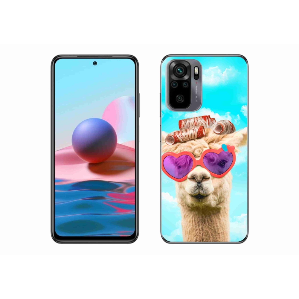 Gél borítás mmCase a Xiaomi Poco M5s készülékhez - szemüveges láma