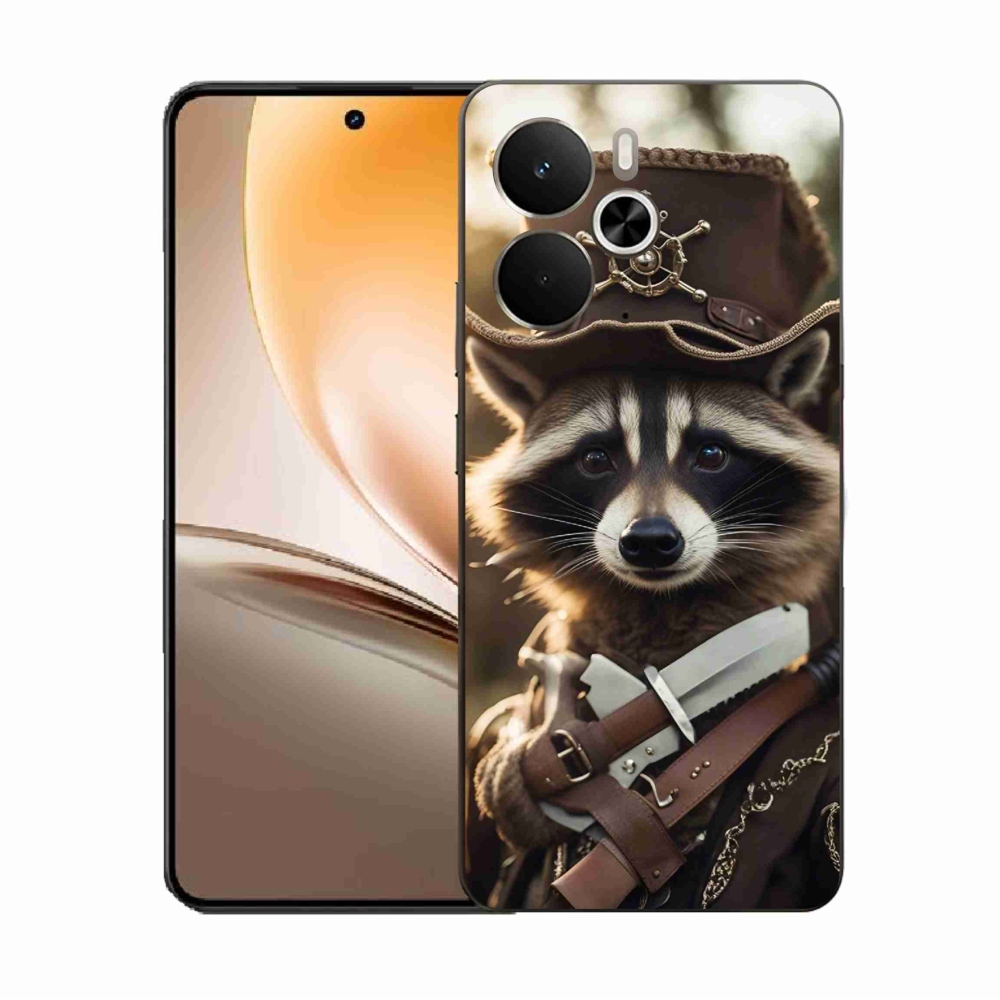 Gél borító mmCase a Realme 14 5G számára - mosómedve egyenruhában