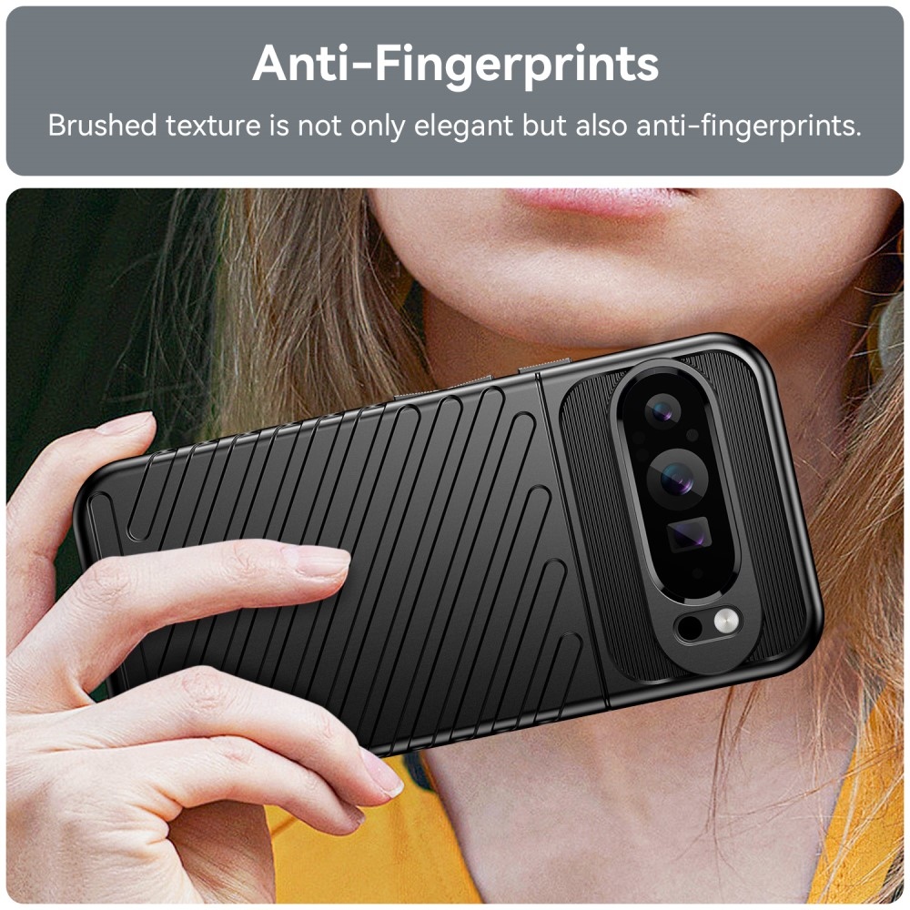 Thunder tartós zselés tok a Google Pixel 9 Pro XL-hez - fekete
