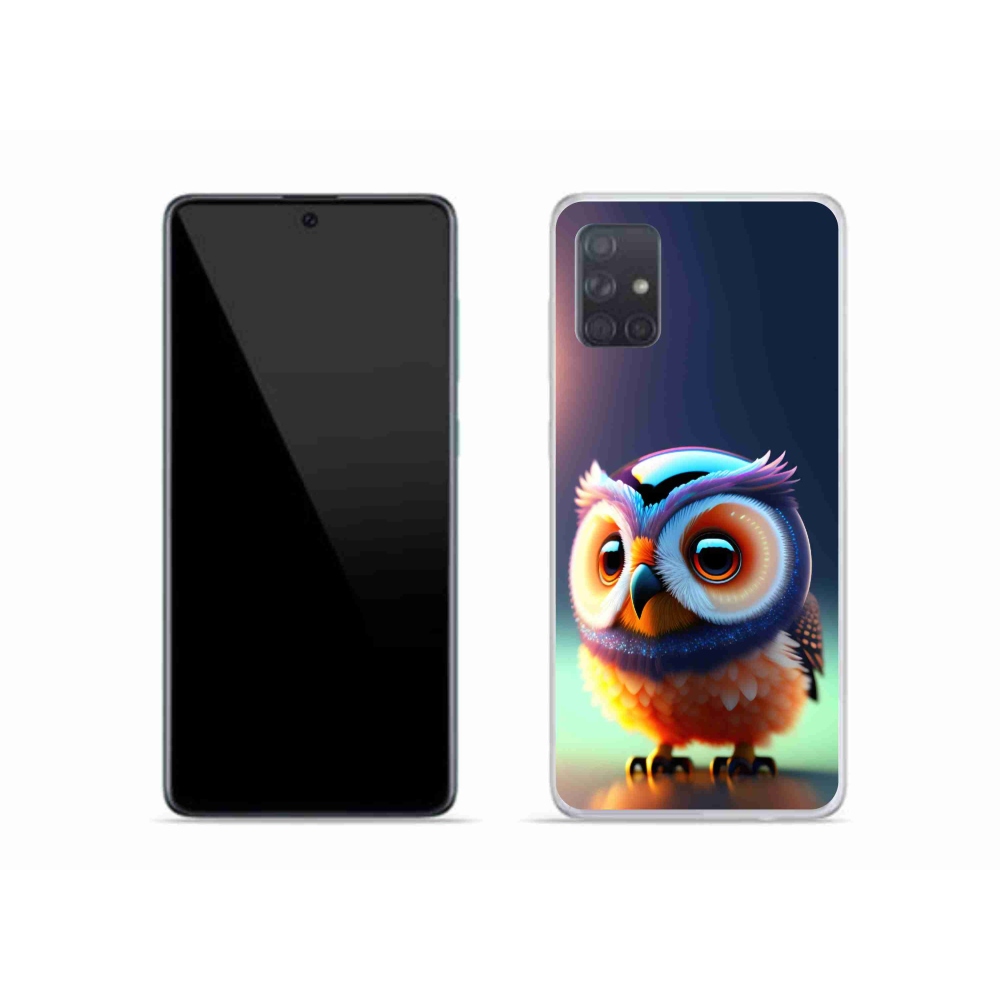 Gél védőhuzat mmCase Samsung Galaxy A51 készülékhez - bagoly