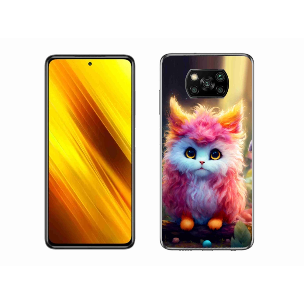 Gél borítás mmCase a Xiaomi Poco X3 Pro számára - aranyos cica 5