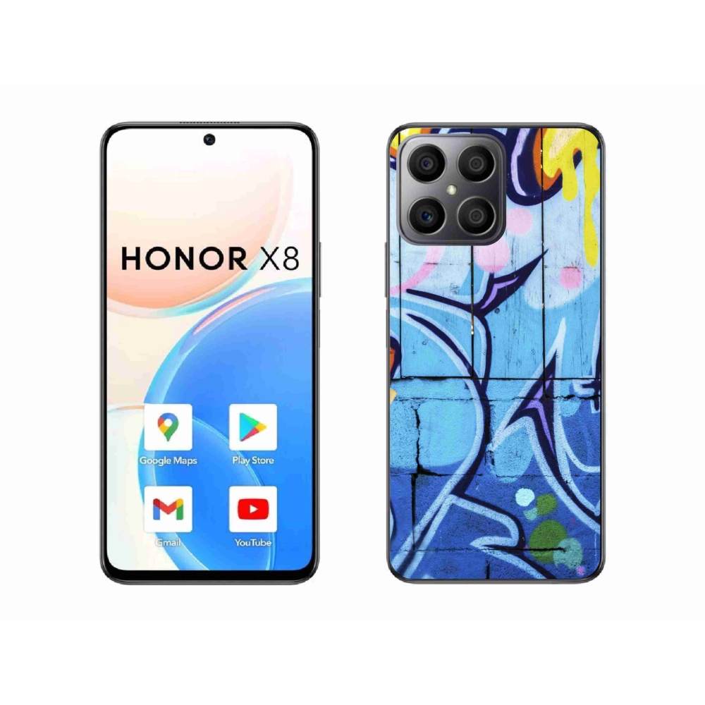 Zselés borítás mmCase a Honor X8-hoz - graffiti
