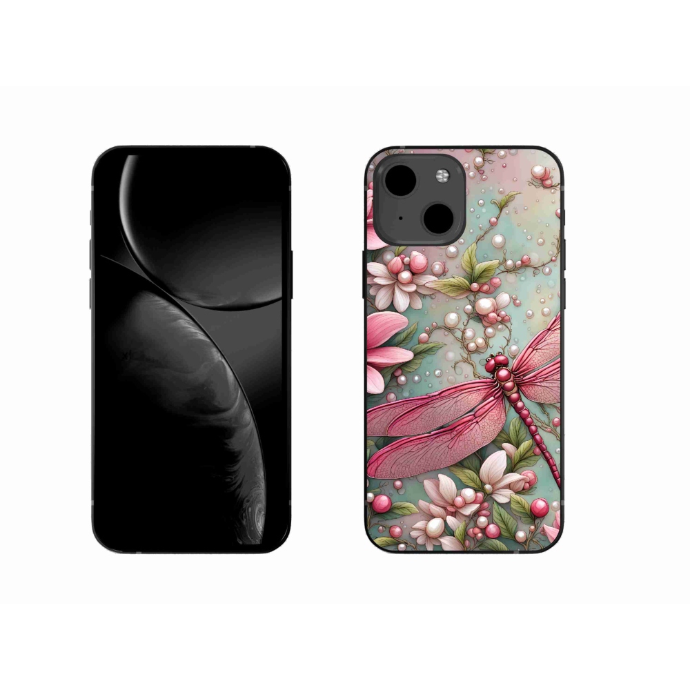 Gél borítás mmCase iPhone 13 készülékhez - szitakötő
