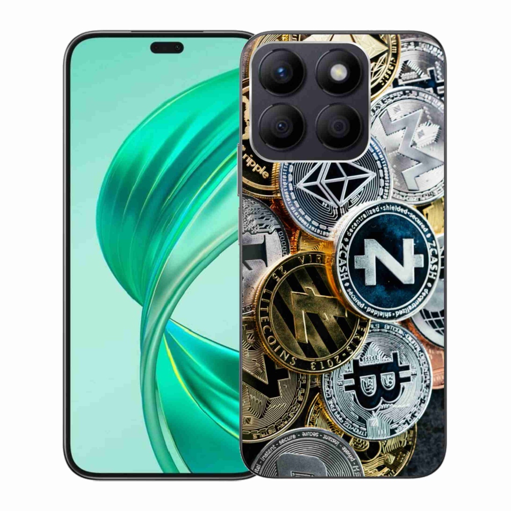 Gél borítás mmCase a Honor X8b számára - kriptovaluták