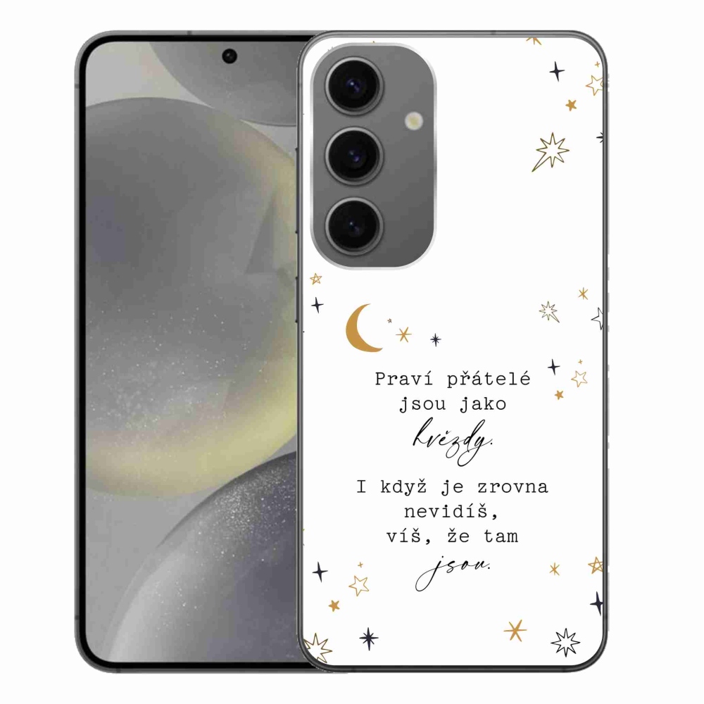 Gél borítás mmCase Samsung Galaxy S24+ - idézem 6 fehér háttér