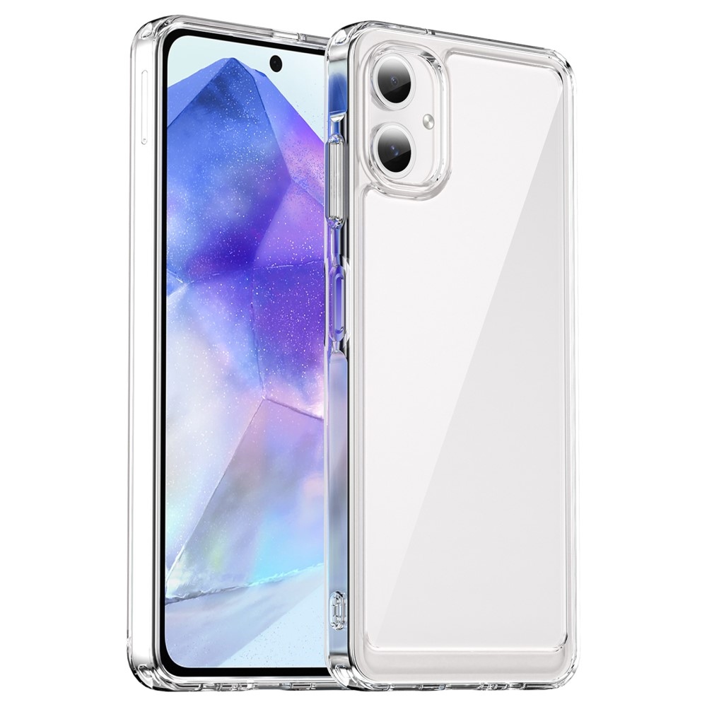Gél tok kemény hátlappal a Samsung Galaxy A06 4G készülékre - átlátszó