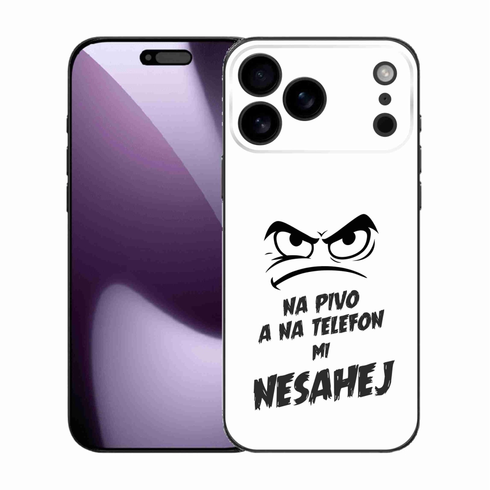 Gél borítás mmCase iPhone 17 Pro Max készülékhez - sör motívum 2 fehér háttér
