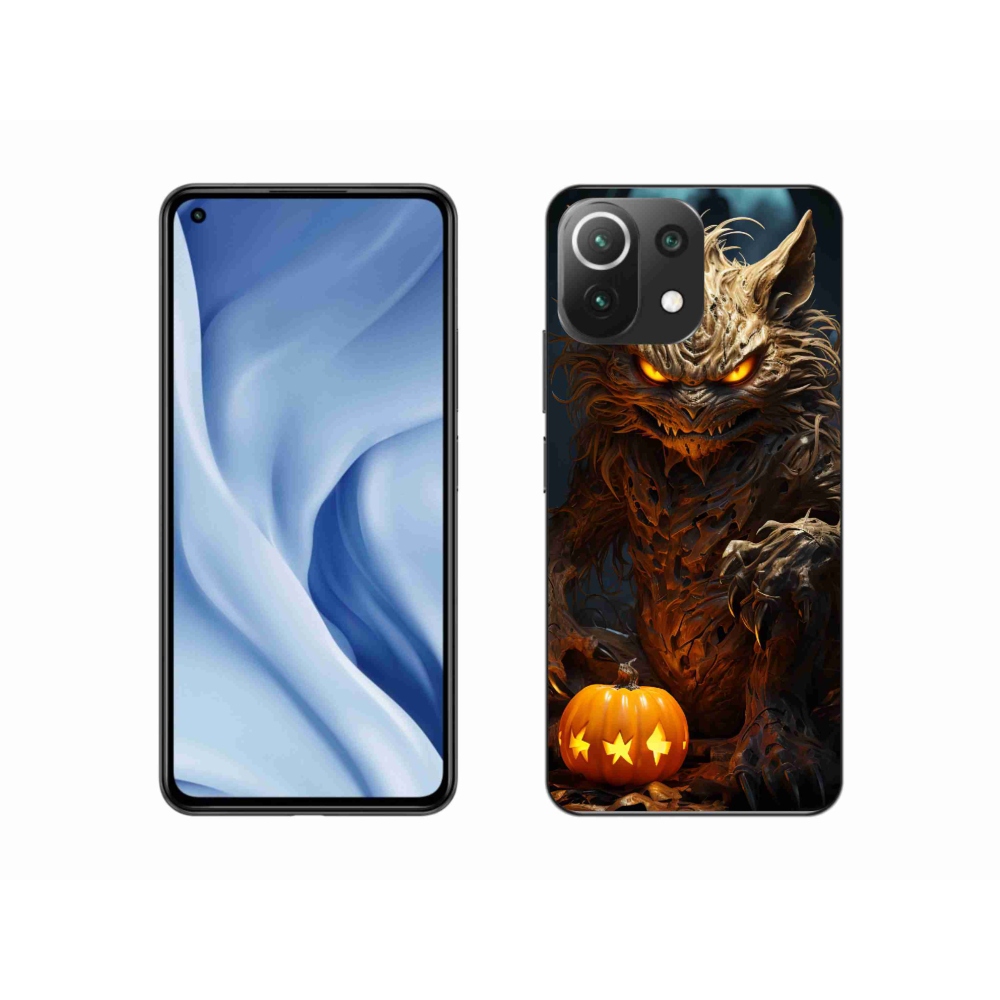 Gél borítás mmCase a Xiaomi 11 Lite 5G NE számára - Halloween szörnyeteg
