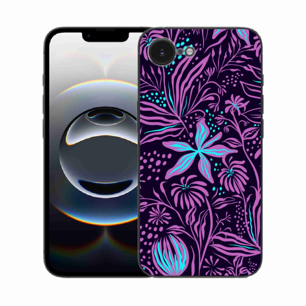 Zselés borítás mmCase iPhone 16e készülékhez - virágok 2