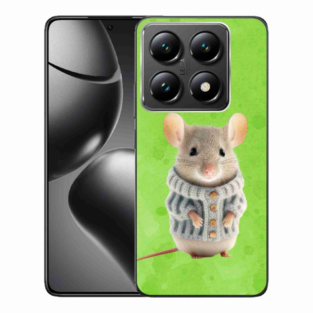 Gél borítás mmCase a Xiaomi 14T Pro számára - egér pulóverben