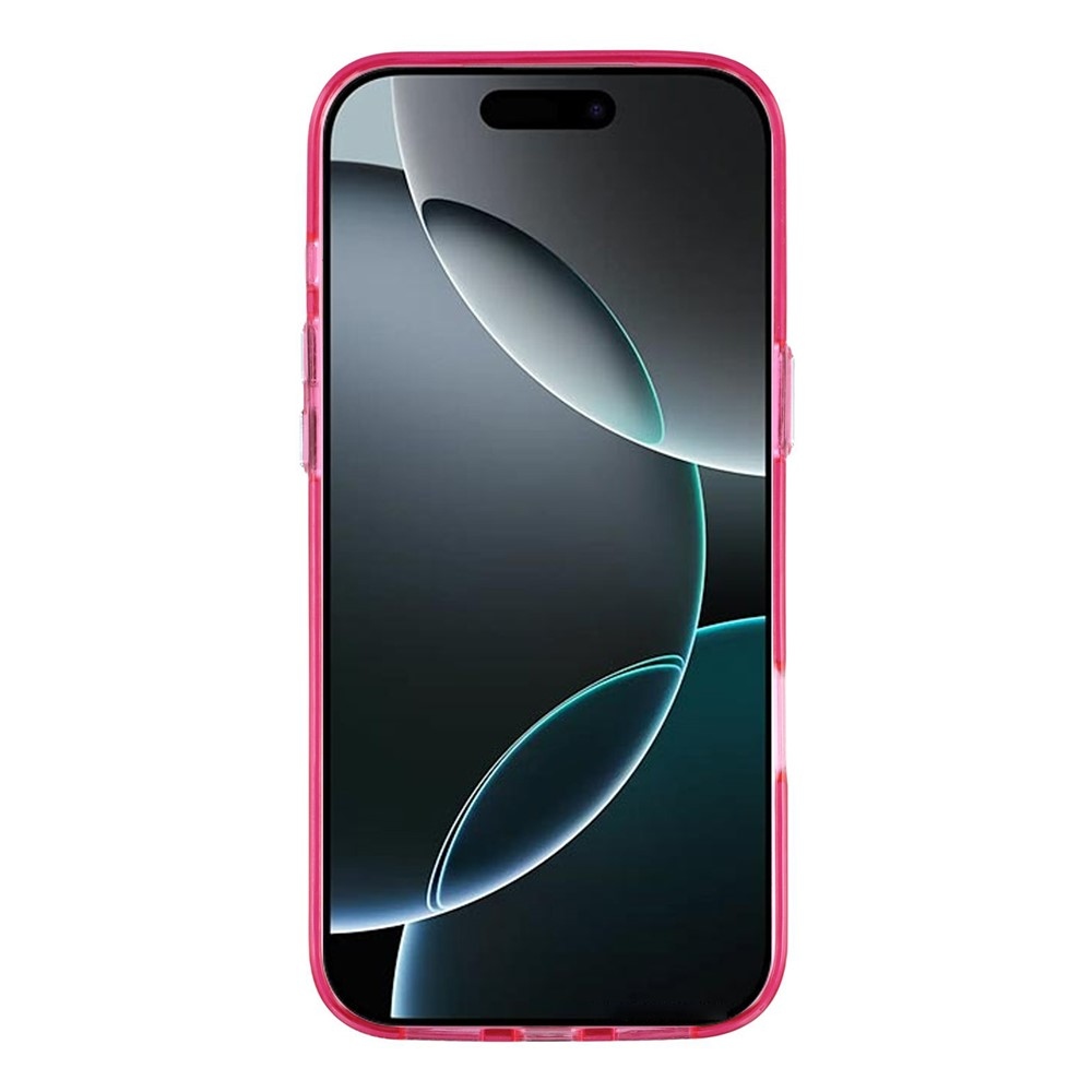 Gél tok fix hátlappal iPhone 17 Pro Max készülékhez - rózsaszín