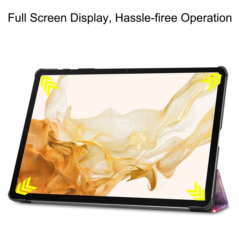 Nyomtatás intelligens záró tok Samsung Galaxy Tab S9+/Tab S10+ - space