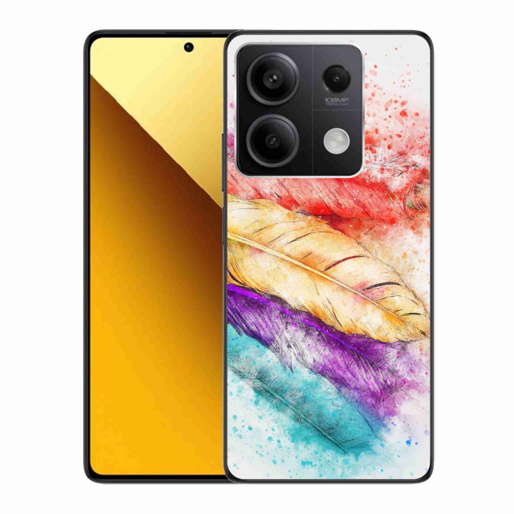 Gél borítás mmCase a Xiaomi Redmi Note 13 5G-hez - színes toll