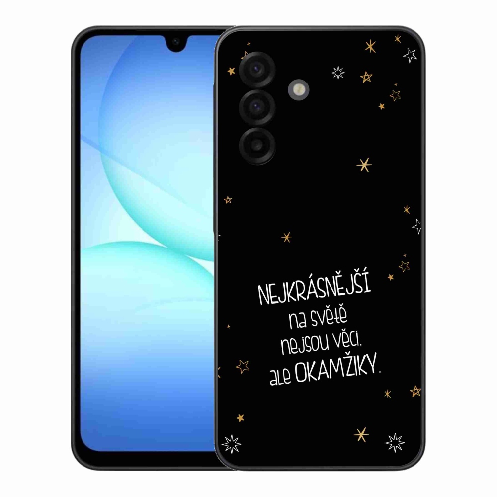 Gél borítás mmCase Samsung Galaxy A17 4G/5G - idézem 4 fekete háttér