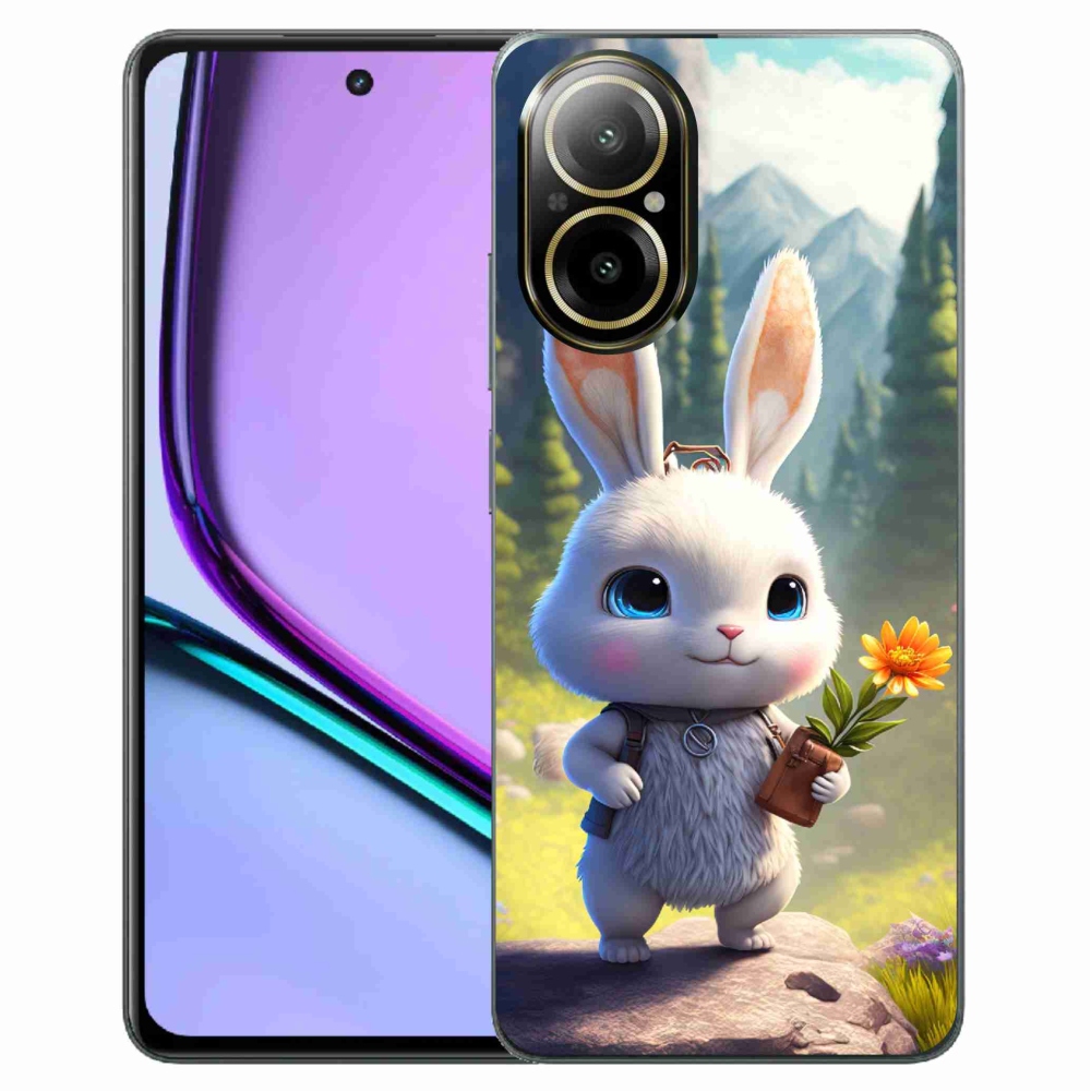 Gél borítás mmCase a Realme C67 készülékhez - aranyos nyuszi