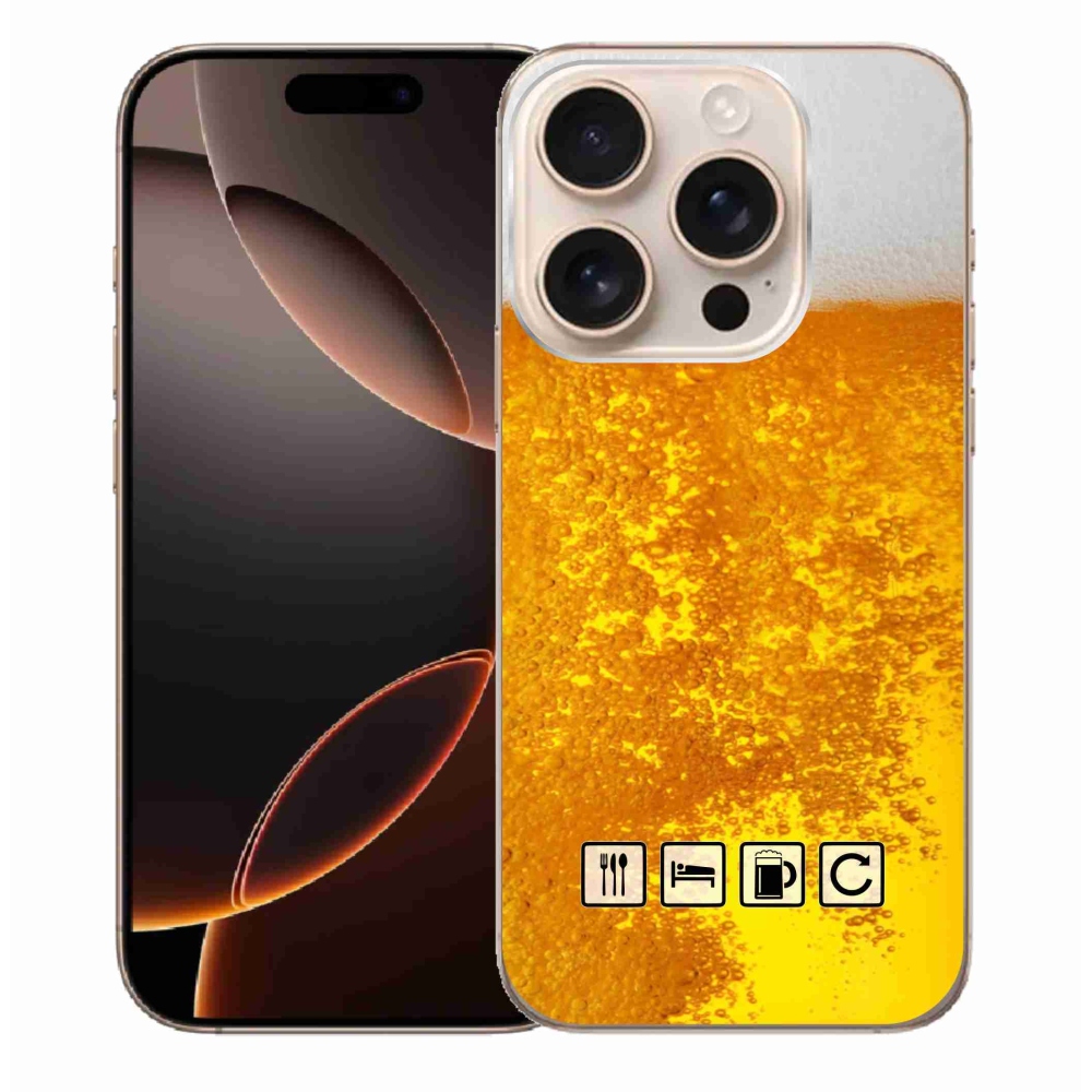 Gél borítás mmCase iPhone 16 Pro Max készülékhez - sör motívum 3