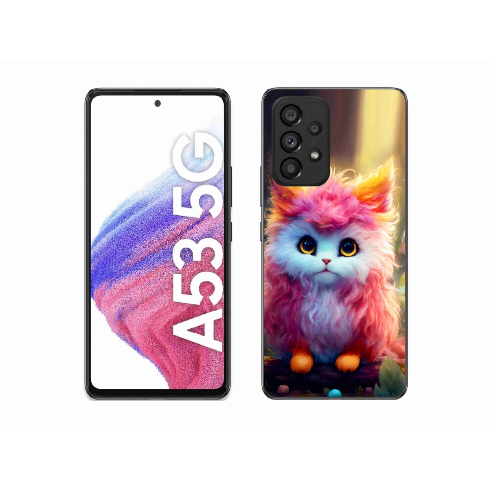 Gél borítás mmCase Samsung Galaxy A53 5G - aranyos cica 5