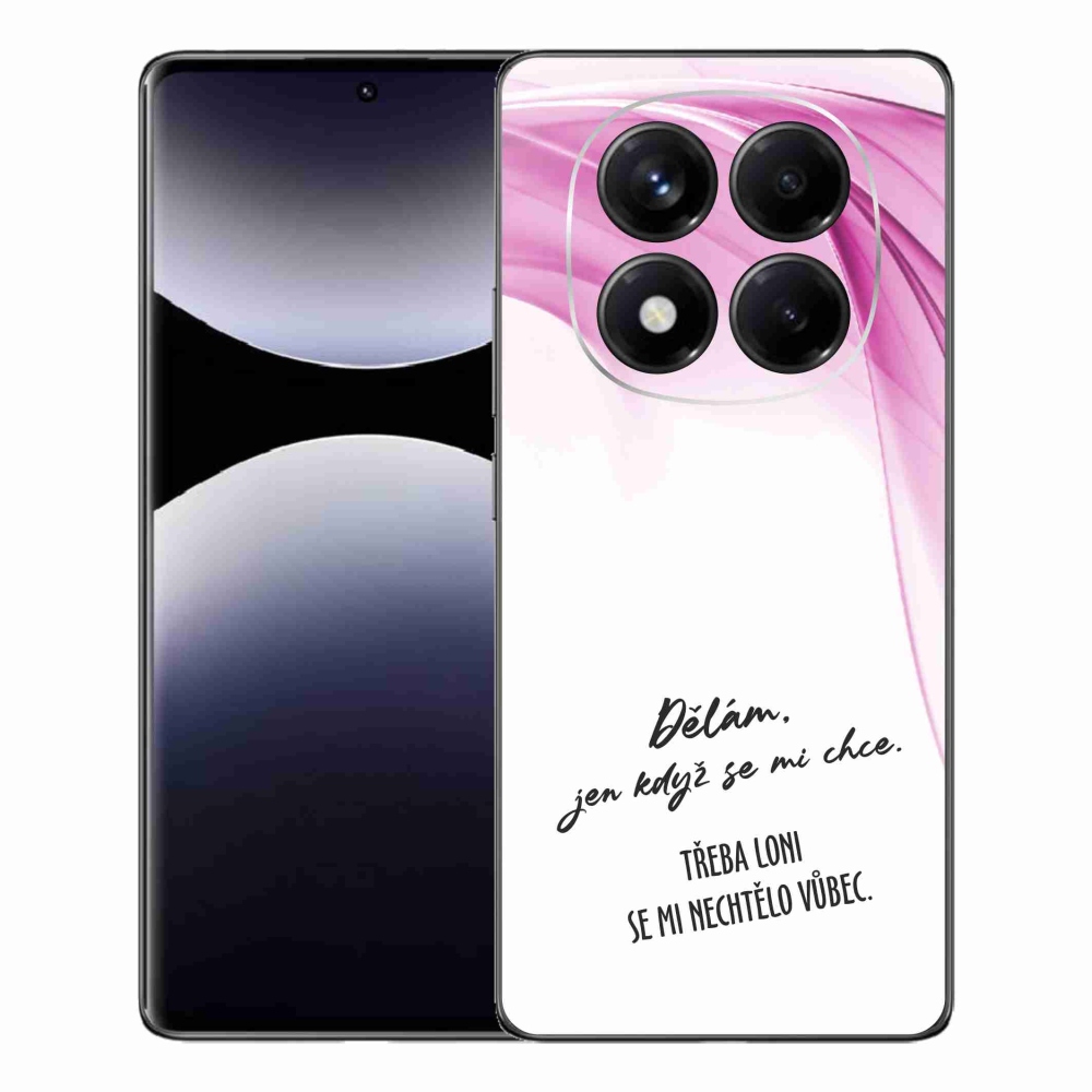 Gél borító mmCase a Xiaomi Redmi Note 14 Pro készülékhez - vicces szöveg 12 fehér háttérrel