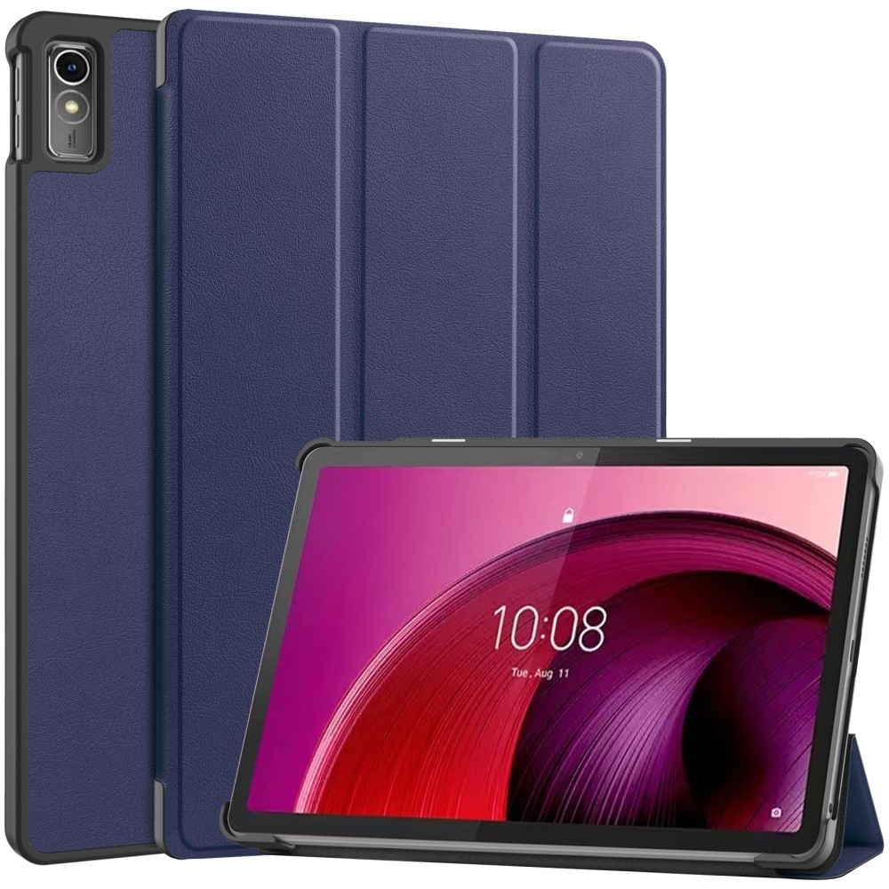 Ügyes záró tok Lenovo Tab M10 5G-hez - sötétkék