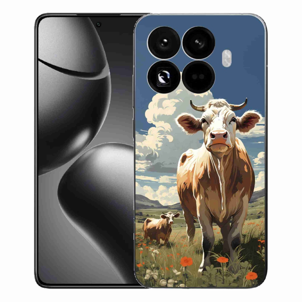 Gél borítás mmCase a Xiaomi 15T Pro számára - tehenek a réten