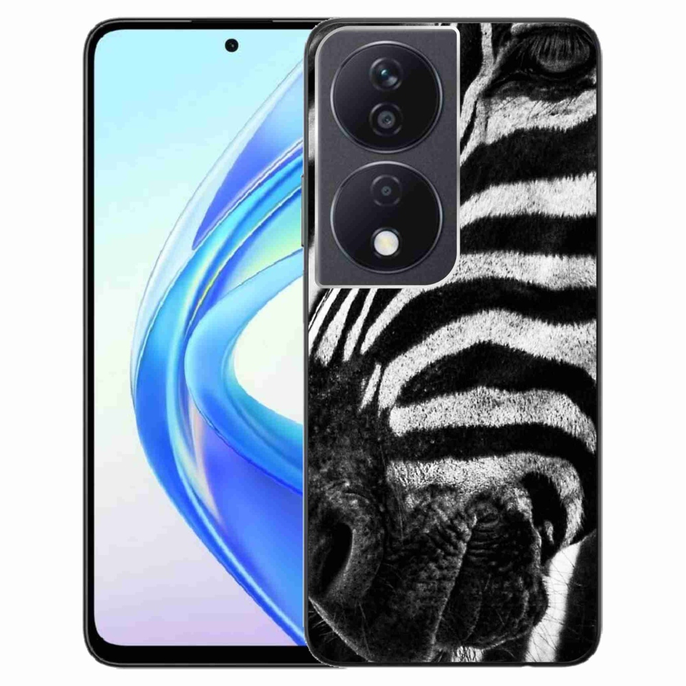 Zselés borítás mmCase a Honor X7b/Honor 90 Smart készülékhez - zebra