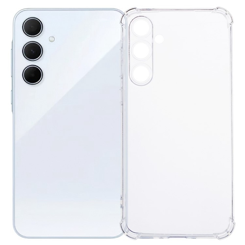 Átlátszó zselés tok megerősített sarkokkal Samsung Galaxy A56 5G készülékhez