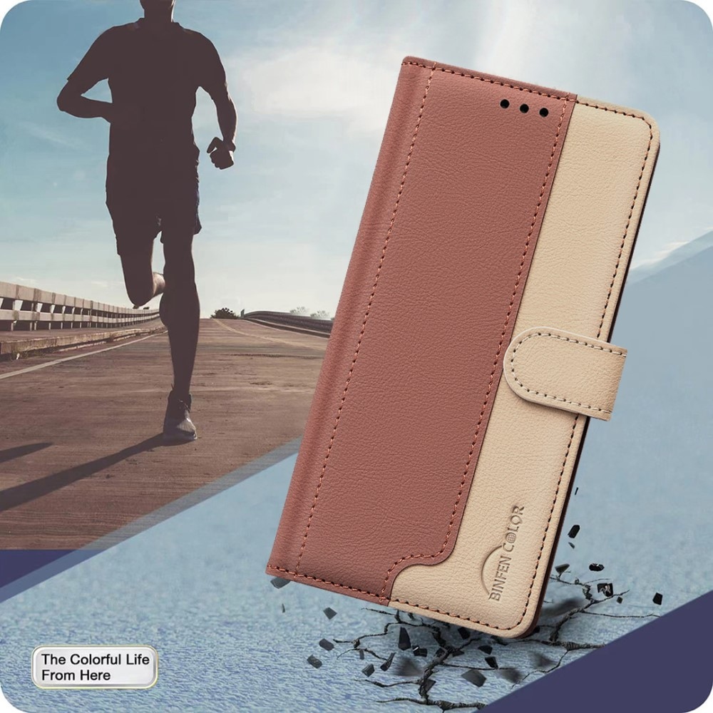 BNF DUO könyvtáska Samsung Galaxy Xcover 7 Pro készülékhez - barna